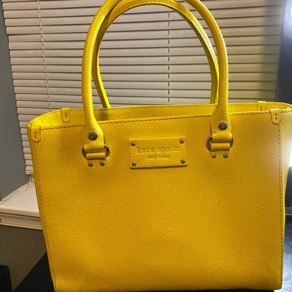 Kate Spade yellow handbag
